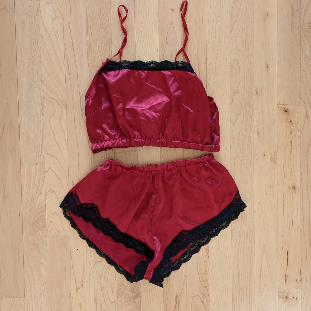 SHEIN Satin Sleep Set